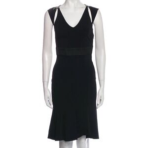 Blumarine Elegant Black Sleeveless Dress